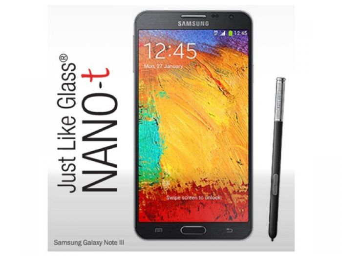 Samsung Galaxy Note 3 Just like GlassÂ® NANO-t Screen Protector