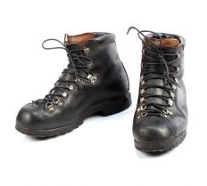 Black Military Mountain HIKING BOOTS