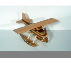 WOOD PONTOON PLANE Made with Five Different Types of Wood